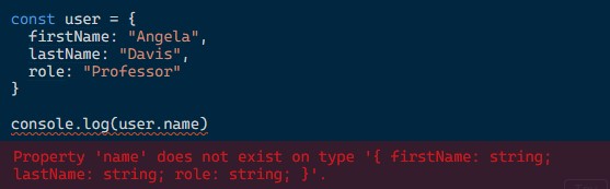 typescript error