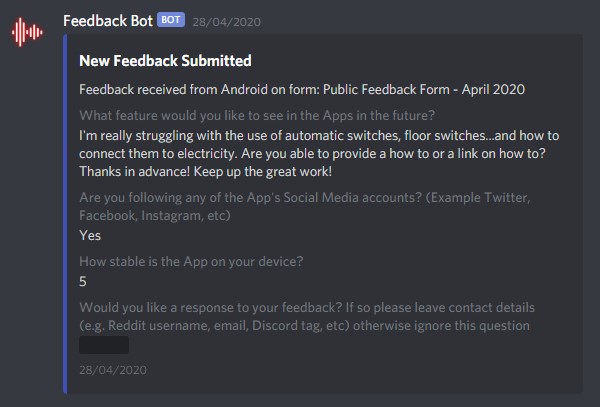 feedback